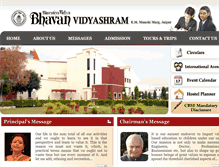 Tablet Screenshot of bhavansvidyashram.org